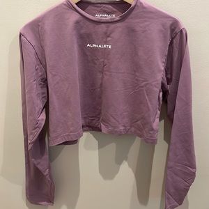 Alphalete long sleeve crop top